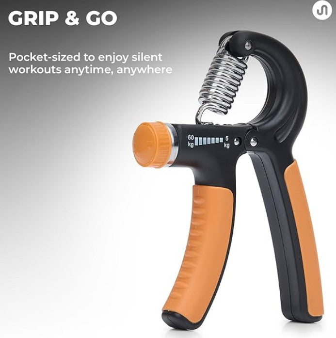 Bodyband Hand Grip Workout Strengthener, Adjustable Hand Gripper for Men & Women for Gym Workout Hand Exercise Equipment to Use in Home for Forearm Exercise, Finger Power Gripper