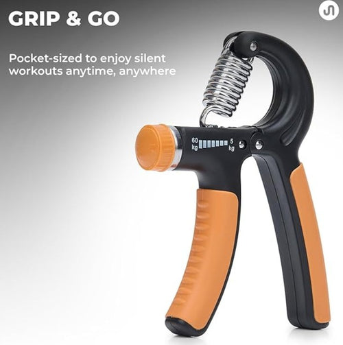 Bodyband Hand Grip Workout Strengthener, Adjustable Hand Gripper for Men & Women for Gym Workout Hand Exercise Equipment to Use in Home for Forearm Exercise, Finger Power Gripper